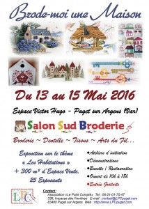 Salon sud broderie Puget sur Argens